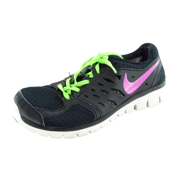 Nike‎ Flex 2013 Run Women Size 8 M Black Running Mesh 580440 - Picture 1 of 9